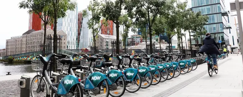 Dublin Bikes station in city centre